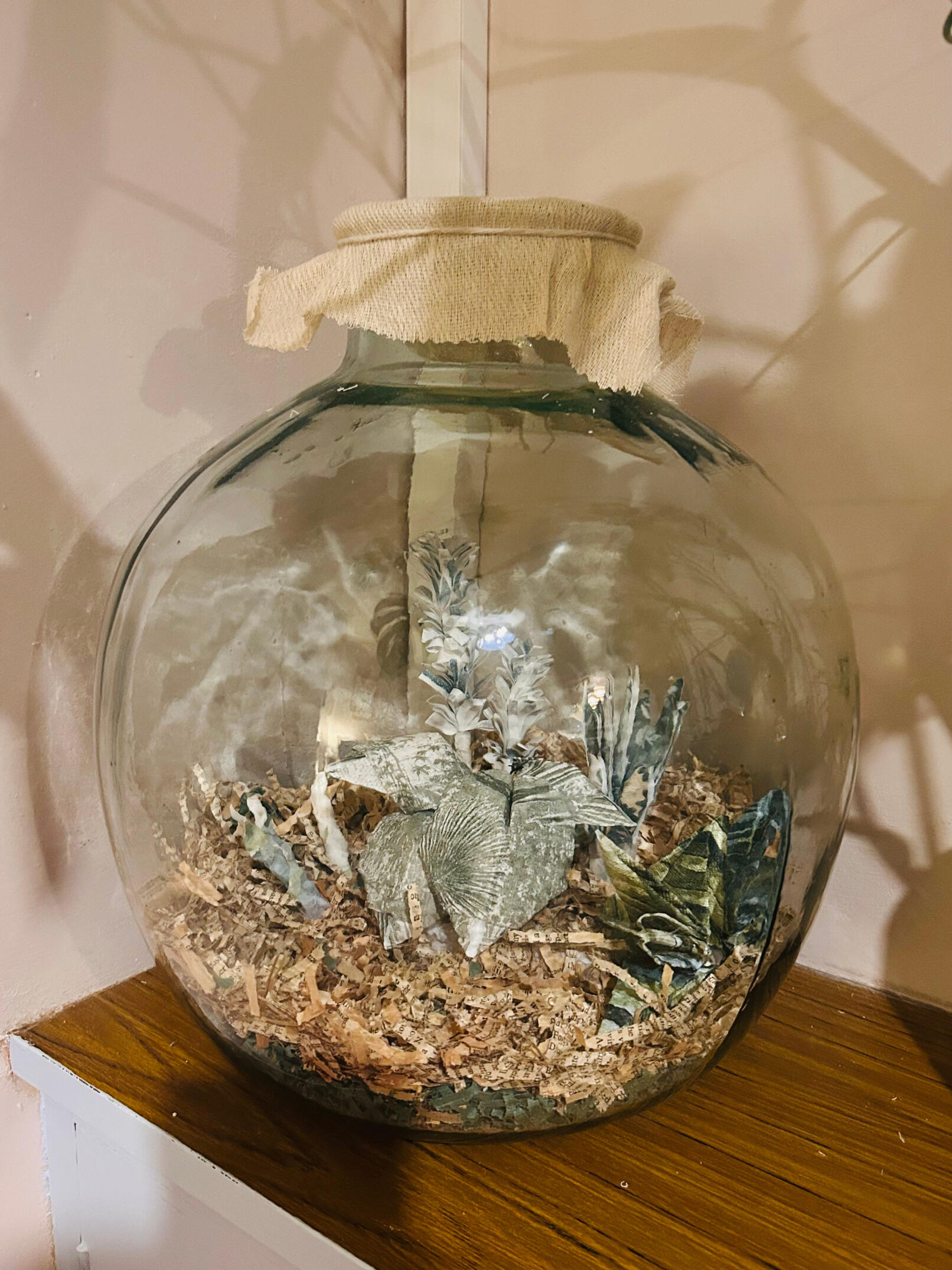 Origami plant terrarium 1