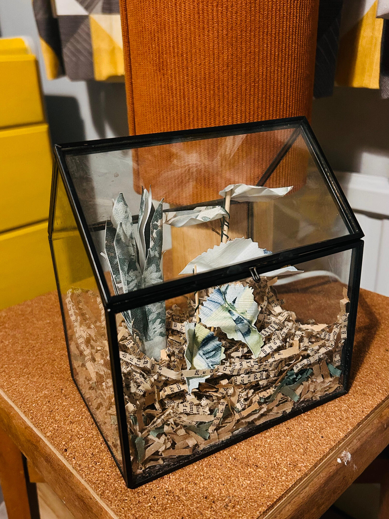 Origami plant terrarium 3
